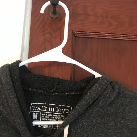 Grey Walk in Love “Victory”  hoodie - Picture 2 of 2